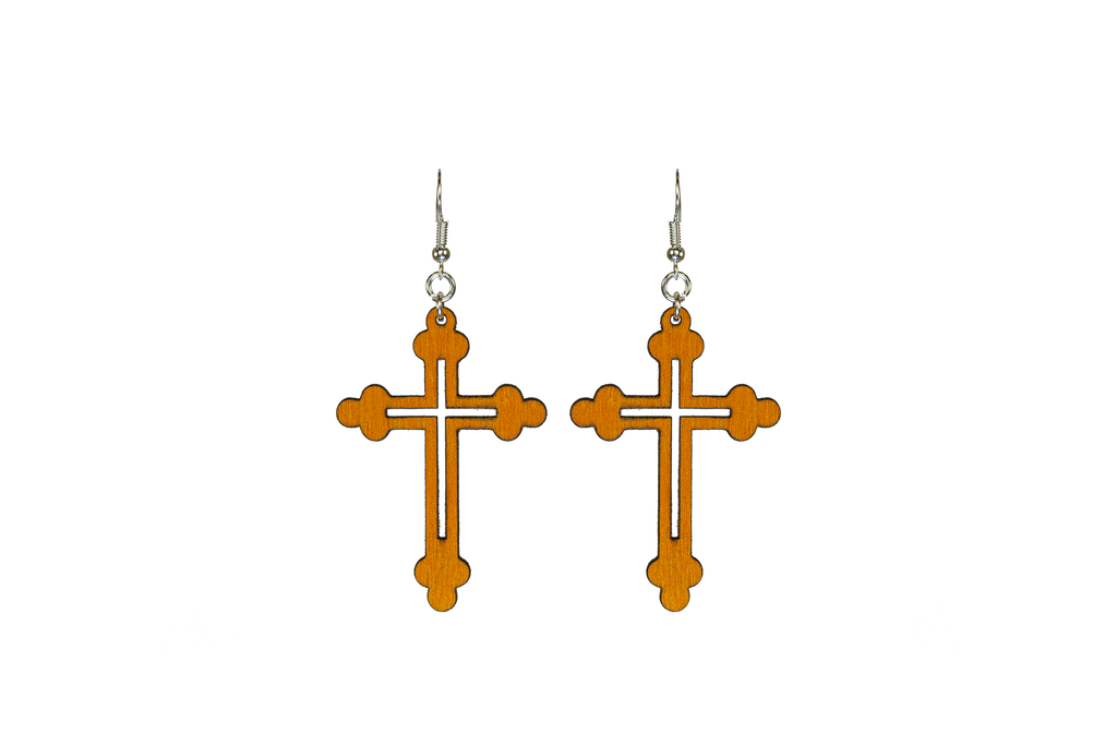 Victorian Cross Earrings