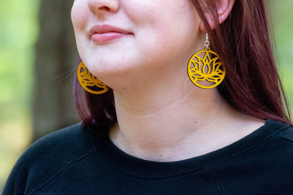 Sacred Lotus Earrings