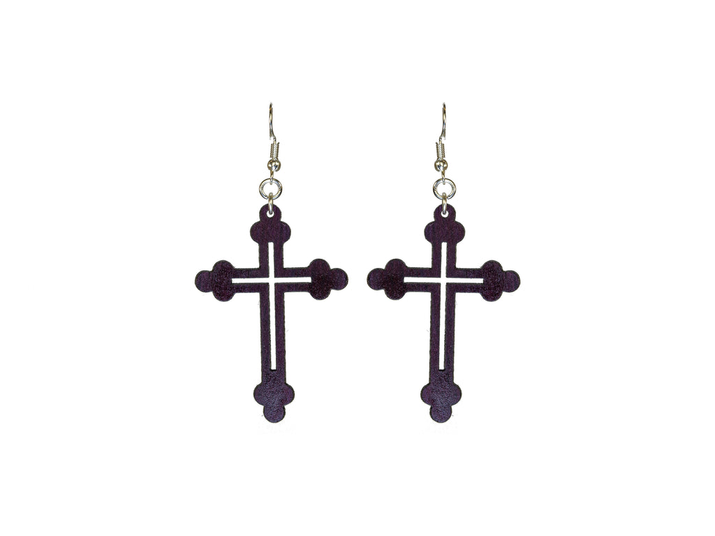 Victorian Cross Earrings